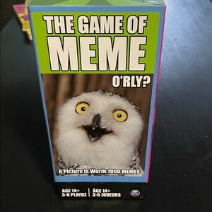 The Game of Meme | O'Rly? | Fun Party Game | Age 14+ | 1000 Memes | 3-6 Players